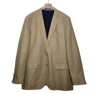 J. Crew Men's Blazer Size 44L Ludlow Baird McNutt Irish Linen Unstructured